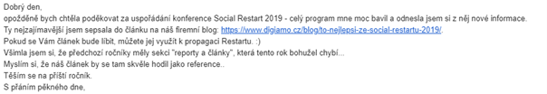 Linkbuilding oslovení